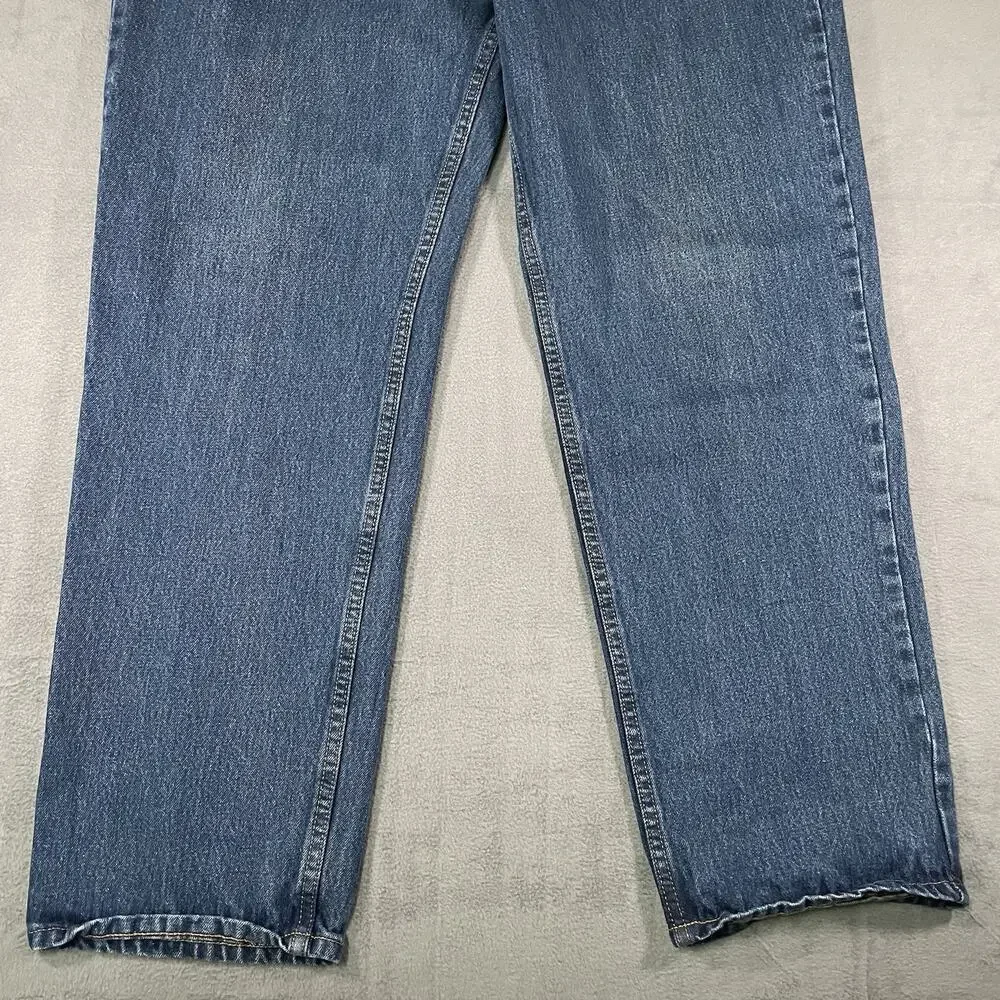 Kirkland Signature Jeans Blue Men’s 38x32 Straight Leg Cotton Denim Workwear